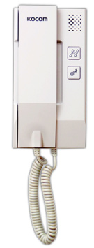 Citófono adicional a monitor para videoportero de edificios y condominios Kocom