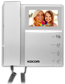 Monitor para videoportero de edificios y condominios Kocom