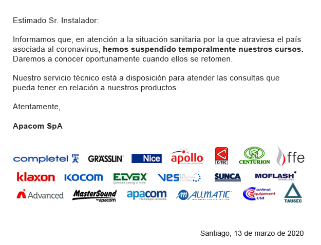 aviso camaras