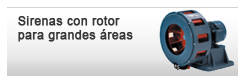 Sirenas con rotor electromecanicas Klaxon trifasicas para grandes areas