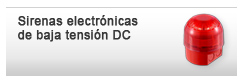 Sirenas electronicas DC Klaxon de baja tensión