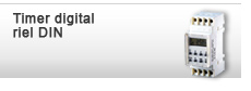 Timer digital Completel para riel DIN