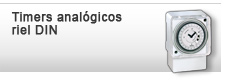 Timers analógicos Grässlin para riel DIN